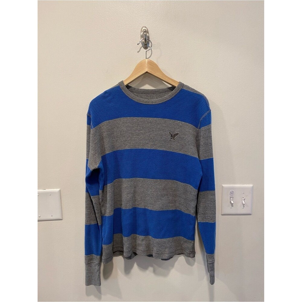 Y2K American Eagle Mens Vintage Fit size medium waffle thermal preppy grunge